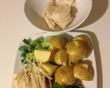 肉じゃが風鶏モモ煮作り方1写真