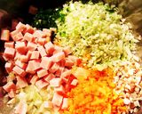 幼児食♡1歳・2歳野菜たっぷりお好み焼作り方1写真