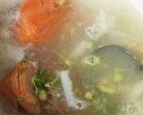 うちわえびの味噌汁作り方2写真