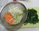 寒い日にあったか～い「ピリ辛あんかけ麺」作り方1写真