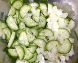 我が家の定番♬ポテマカサラダ☆作り方1写真