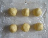 レンジパンで「ぱんだメロンパン」♪作り方2写真