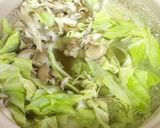 豆腐・舞茸・キャベツのシャンタンスープ♬作り方3写真