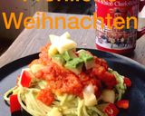 アボカドとフレッシュトマトの２色パスタ作り方15写真