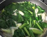 お箸で食べる♬小松菜と油揚げの和風パスタ作り方2写真