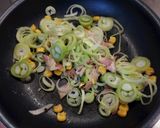 休日のお昼にBLC（ベーコンレタス炒飯）作り方4写真