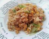 休日のお昼にBLC（ベーコンレタス炒飯）作り方6写真