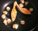鮭とキャベツのクリームパスタ作り方1写真