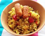 お餅を使って♪洋風カレーおこわ作り方6写真