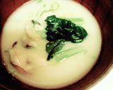 牡蠣の白味噌汁作り方6写真