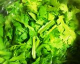 超簡単！春菊DE温サラダ★ポン酢和え♪作り方3写真