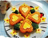 ♡パーティーに♪デコオムライス♡作り方4写真