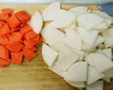 お正月‼鶏だし醤油でお雑煮作り方1写真