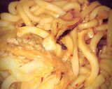 豚キム入りの焼きうどん作り方3写真