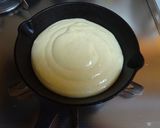スキレットでふわふわ厚焼き✿ホットケーキ作り方8写真