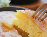 スキレットでふわふわ厚焼き✿ホットケーキ作り方17写真