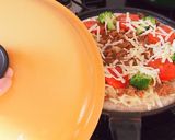 簡単！シーチキンそぼろのホットごはんピザ作り方6写真