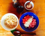 フレッシュ♪♪トマト・ネギトロ丼作り方3写真
