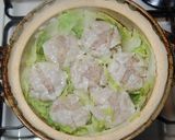 ホクホク！ジャンボ肉焼売の白菜蒸し鍋作り方3写真