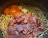 卵黄で作るカルボナーラ作り方4写真