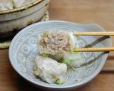 ホクホク！ジャンボ肉焼売の白菜蒸し鍋作り方5写真