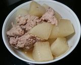大根と豚もも肉の煮付け作り方4写真
