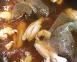 年越しに☆シャキッとセリの鶏蕎麦。作り方5写真