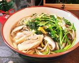年越しに☆シャキッとセリの鶏蕎麦。作り方7写真