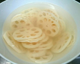 れんこんの納豆と大葉はさみ揚げ作り方1写真