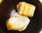 焼き餅のおろしたっぷりお吸い物♪柚子風味作り方3写真