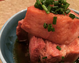 豚の角煮とお揚げのチャーハン作り方1写真