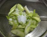 セロリの粕漬け作り方1写真
