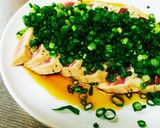 葱たっぷり☆ポン酢で食べる炙りマグロ作り方4写真