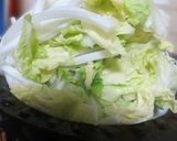 白菜と鶏の鍋作り方4写真