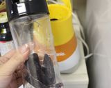 簡単　朝食☺　おさるのヨーグルトアート作り方5写真