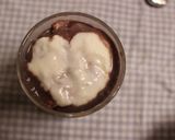 簡単　朝食☺　おさるのヨーグルトアート作り方10写真