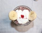 簡単　朝食☺　おさるのヨーグルトアート作り方13写真