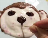 来年は申年！ウキウキヨーグルトアート作り方6写真