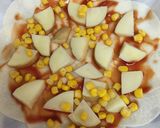 簡単ランチ＊餃子の皮でポテトピザ作り方3写真