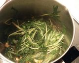 水菜と干しエビの煮びたし作り方3写真