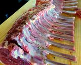 ラム肉のクラウン焼き～ハーブガーリック～作り方2写真