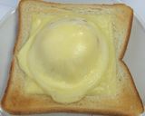 雪見だいふくトースト！チーズの塩味が最高作り方3写真
