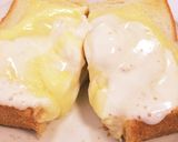雪見だいふくトースト！チーズの塩味が最高作り方4写真