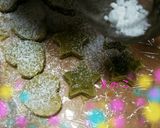 クリスマスケーキ リース風　抹茶作り方6写真