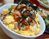 節つゆで簡単～♡鮭の五目そぼろ作り方7写真