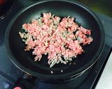 ピリ辛肉味噌どんぶり作り方2写真