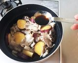 簡単！豚バラ肉とさつまいもの甘辛煮作り方7写真