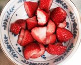 簡単ふわふわ＊お豆腐いちごムース作り方1写真