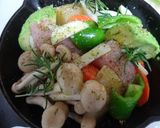 スキレット♫鶏肉と野菜のぎゅうぎゅう焼き作り方6写真