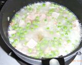 グリーンピースとベーコンのスープ煮作り方4写真